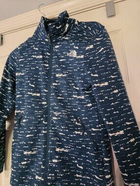 The North Face Jacket Cinder Zip Lightweight Fleece Coat Teal Womens XS